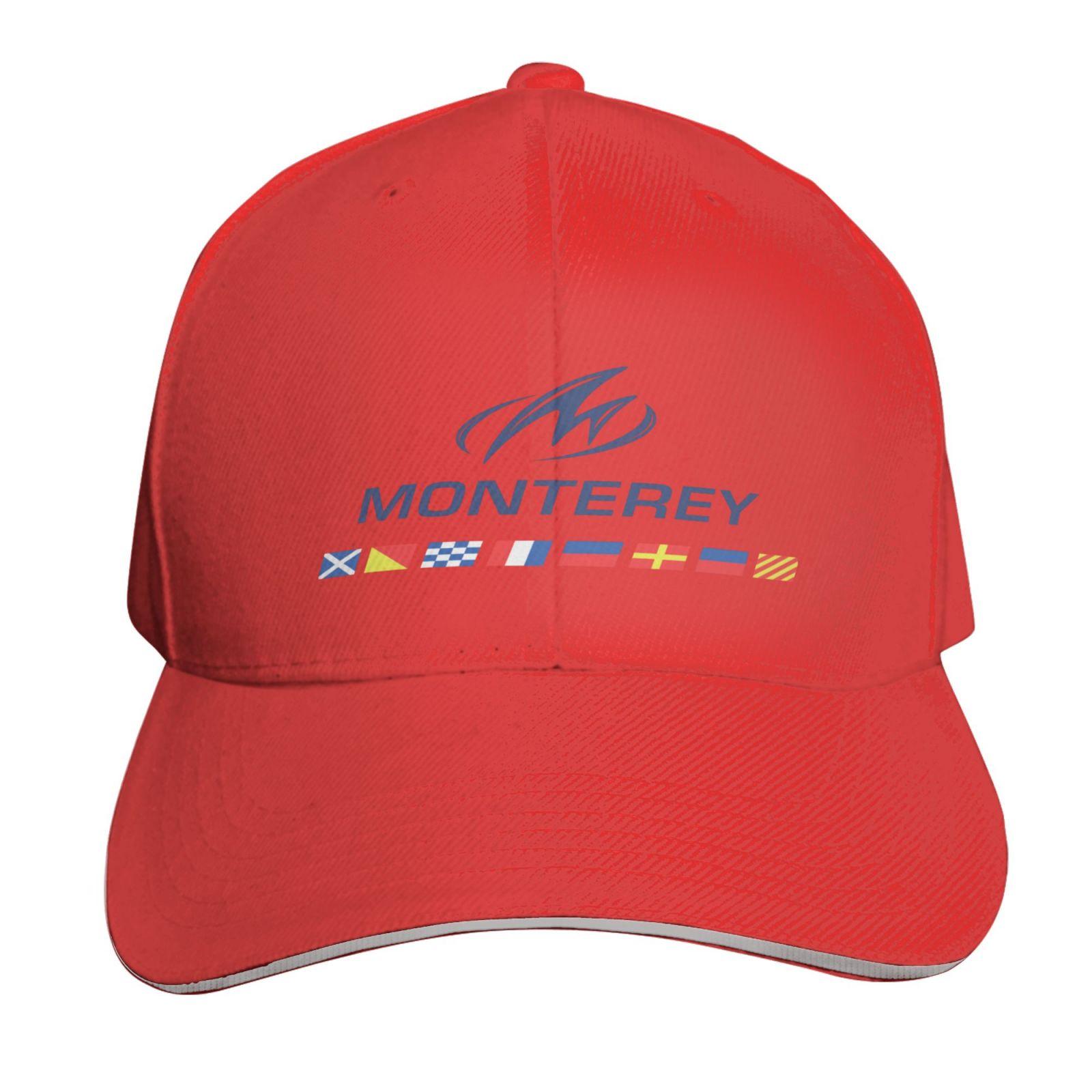 Monterey Boats Adjustable Baseball Cap Strapback Sports Dad Hat Trucker Hat Cotton
