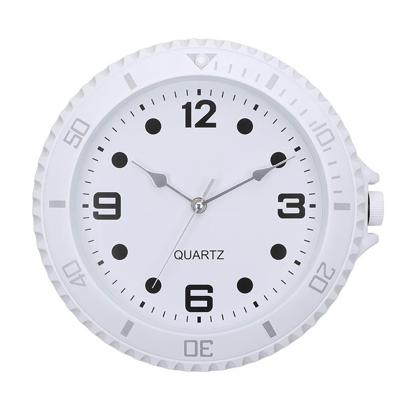 

Simple Wall Clock Silent Retro Quartz Clocks Nordic Luxury Design Wall Hanging Clocks Morden Aesthetic Household Decoration белый