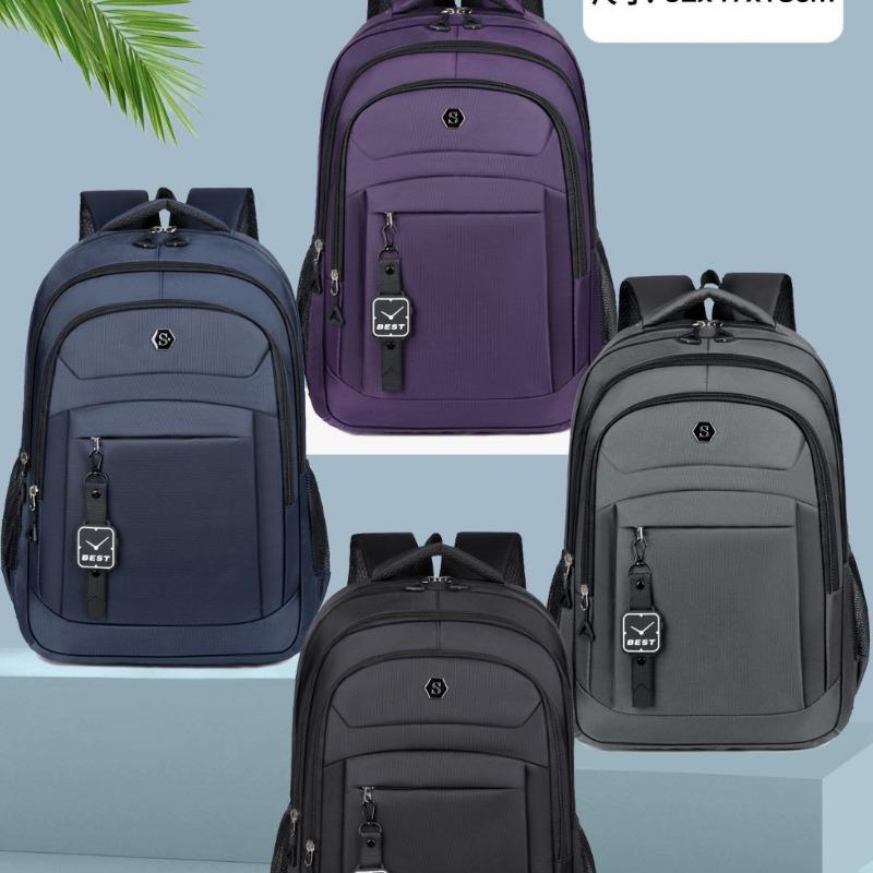 Large-capacity Male Student Schoolbag Computer Bag and Backpacks for Business Trips and Leisure
