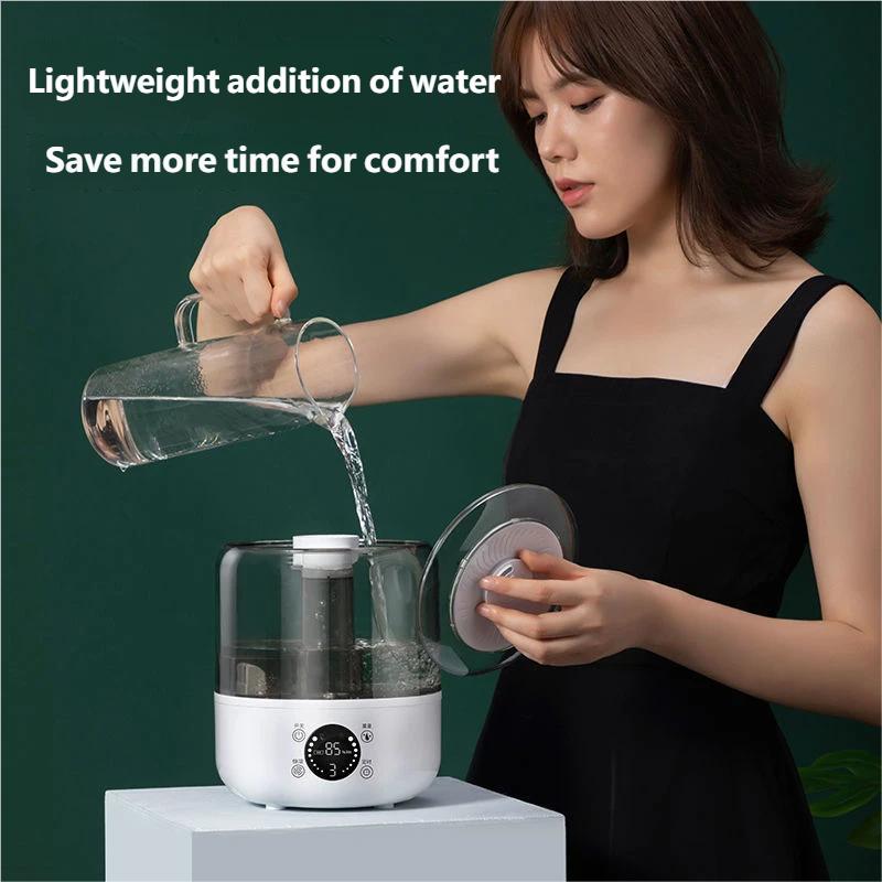 HOMEFISH CK2 3L Professional Large Capacity Household Silent Air Humidifier Plant Spray Aroma Diffuser with Remote Control Timer