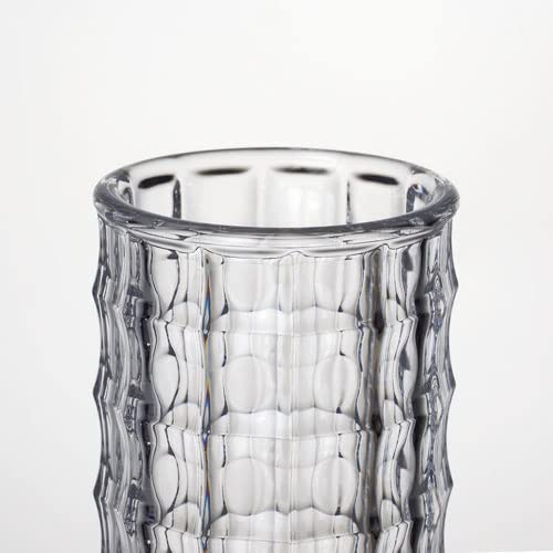 FOYER Unbreakable Vase, Polycarbonate, Crystal Series, 18cm H x 7cm W, 2300181