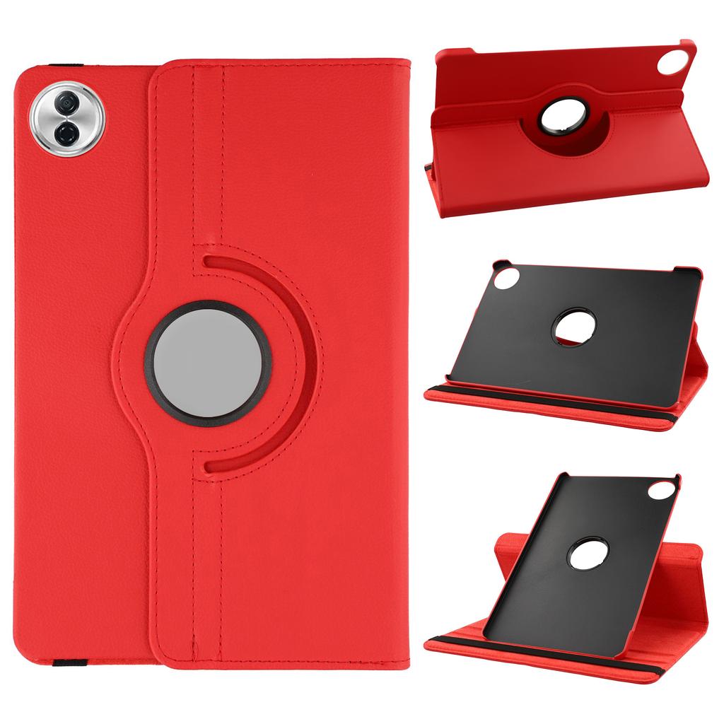 For Honor Pad 10 Case Rotating Stand PU Leather+PC Tablet Cover with Elastic Band
