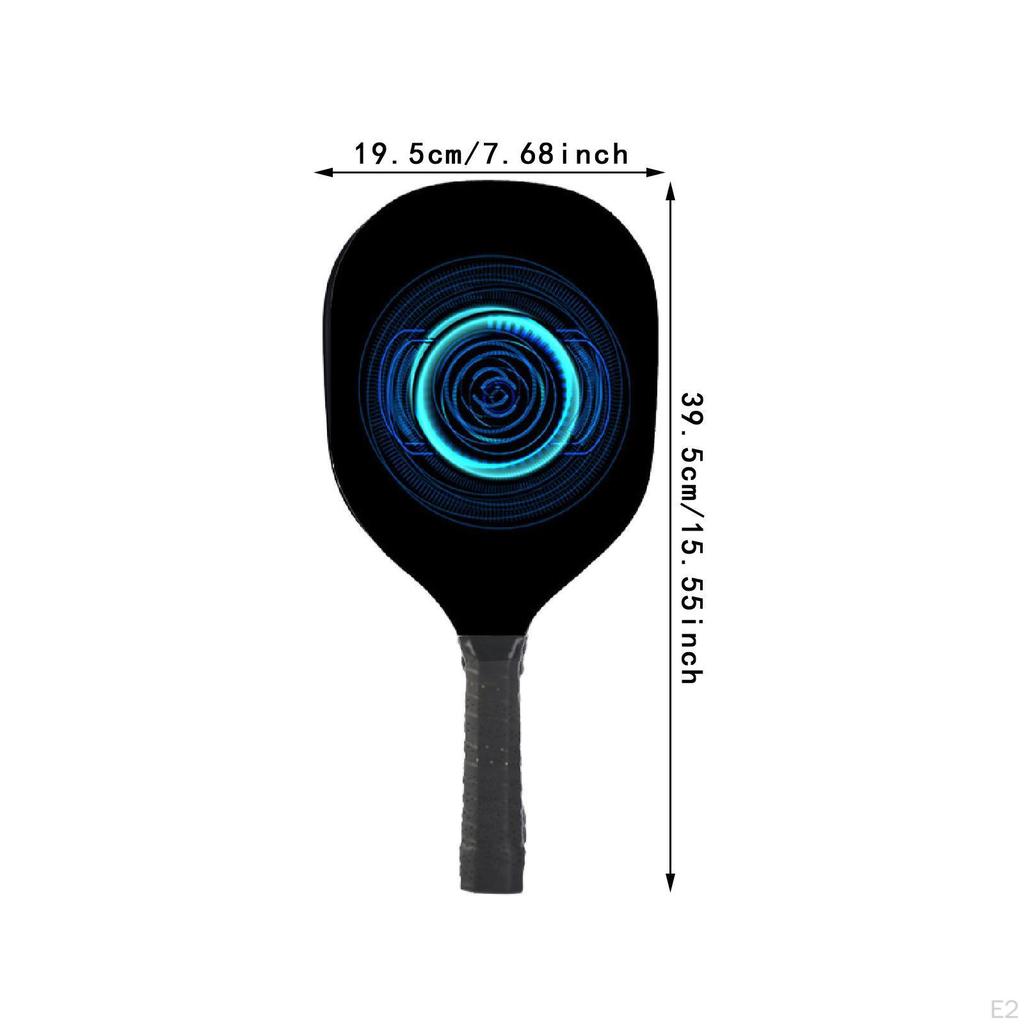 Pickleball Paddles Portable Racquets for Indoor Outdoor Beginners Style A