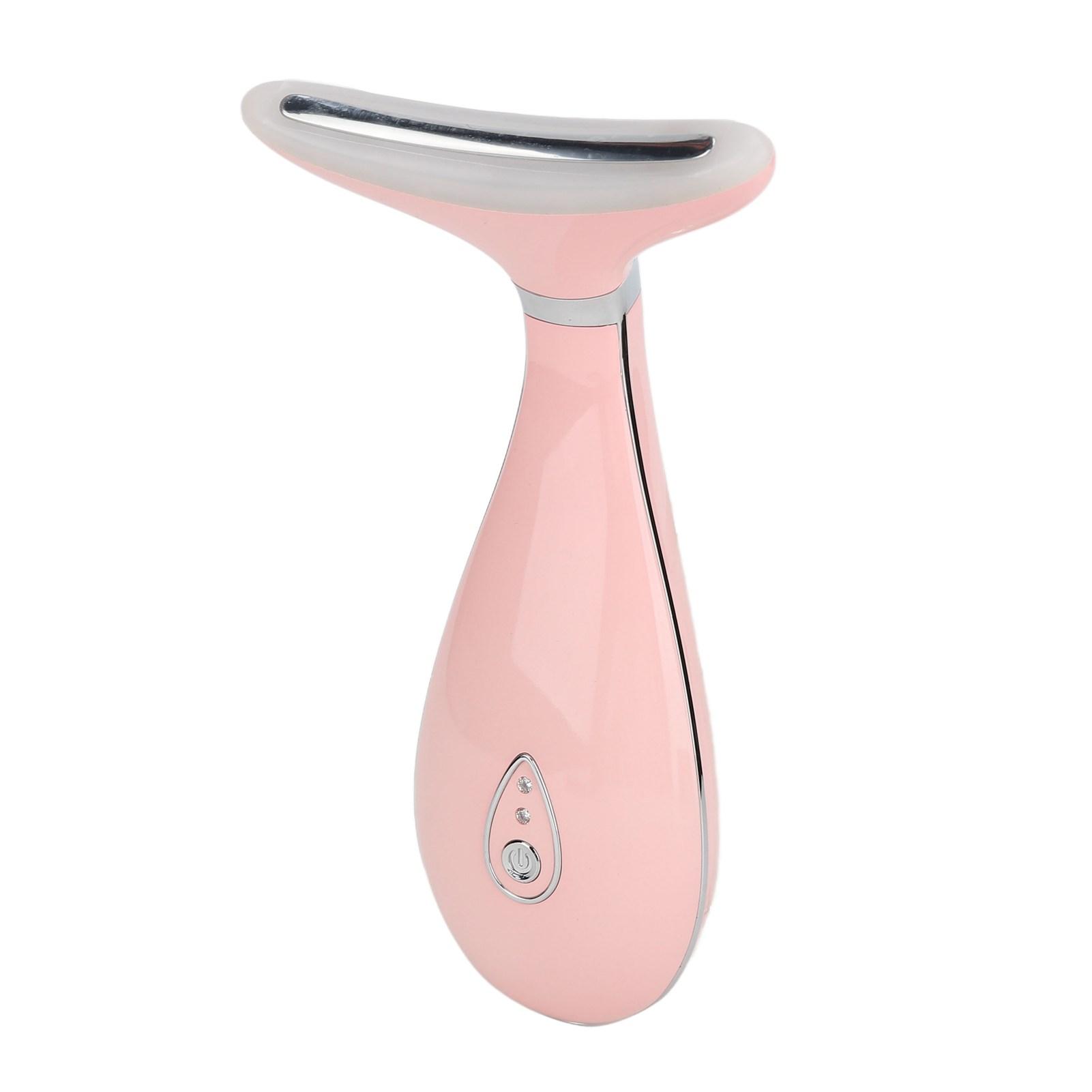 

Лицо Шея Красота Устройство Вибрация Подтяжка Кожи Подтяжка Цветной Светодиодный Массажер Для Удаления Морщин Розовый розовый