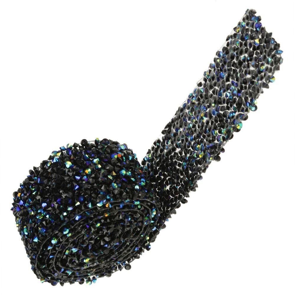 1pcs Beaded Trim Diamond Mesh Wrap Roll Multi-Function Crystal Rhinestone Ribbon Arts Crafts