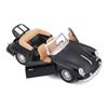Bburago 1/24 Scale Porsche 356B Cabriolet 1961 Black / Diecast Model Car, Finished Product, 18-22078 [Parallel Import]