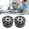 Metal Extruder Gears Perforated Design Hardened Steel Extruder Gear Kit for PLA PETG ABS Printing Replacement for K2 Plus
