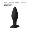 Anal Plug Fast Adaptation Long Lifespan Silicone Butt Plug Sex Toy for Women