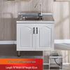 Economical Stainless Steel Kitchen Cabinet for Rental Homes