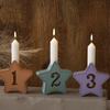 4pcs Creative Flexible Silicone Mold for Number Candle and Ambients Lights Decoration for Birthdays and Celebrations