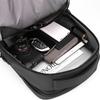 Men's simple backpack,laptop compartment,USB charging port, retractable design, large capacity, lightweight, commuter travel bag