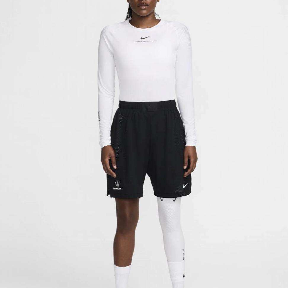 Nike NOCTA Long Sleeve Base Layer Basketball Top Men White Black DN0001-100