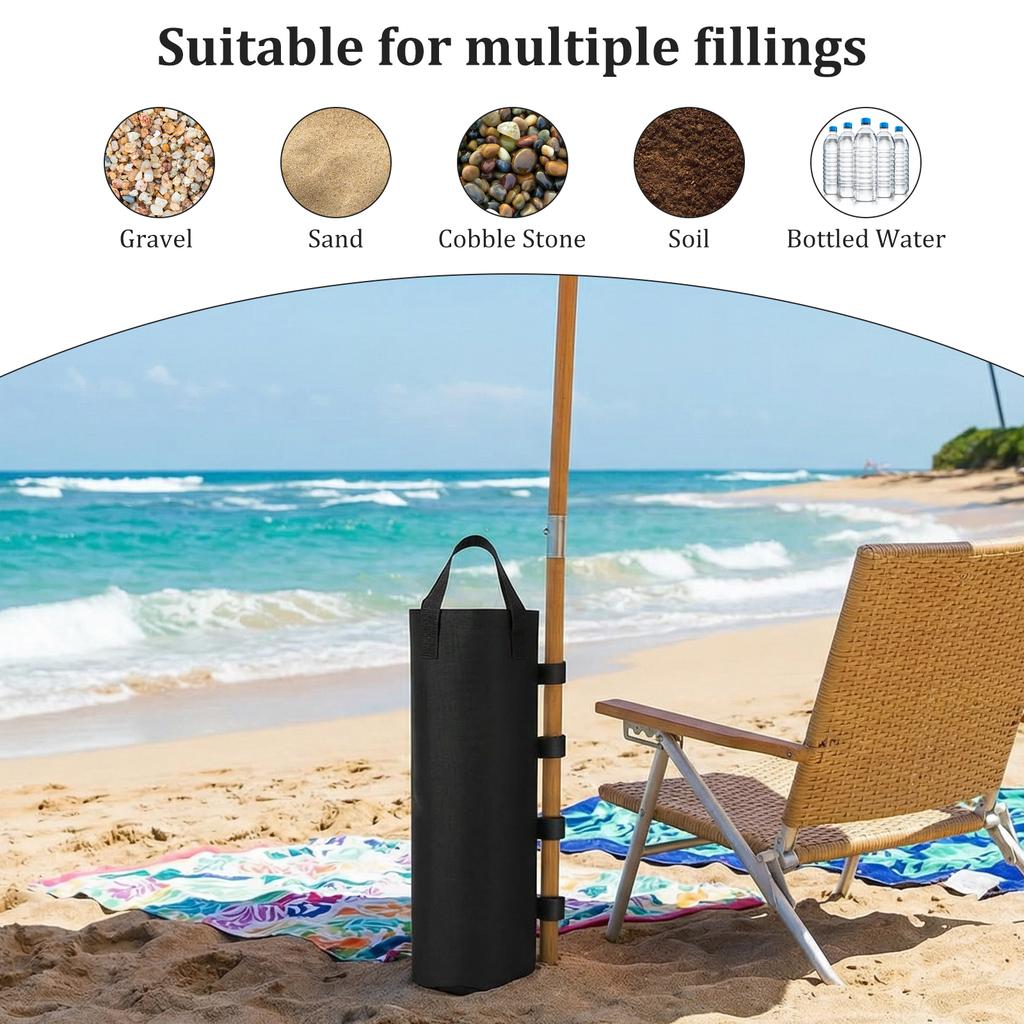 4pcs Canopy Weights Bag Leg Weight for Canopy Legs Extra Large Sand Bags for Weights, Pop Up Canopy Tent, Gazebo, Carport, RV A