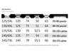 Herren Plus Size Gestreiftes Stretch Langarm Poloshirt