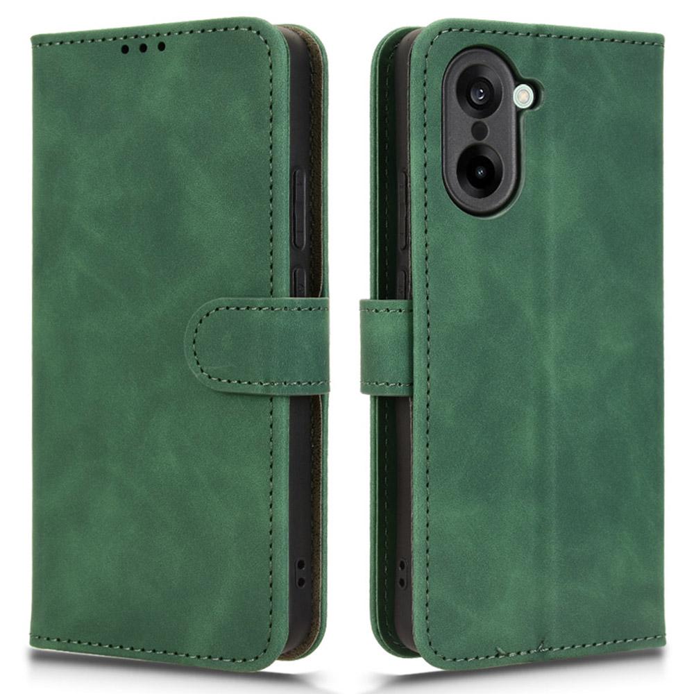 For OnePlus Ace 5 Racing 5G Leather Case Skin Feel Anti Drop Wallet Flip Phone Cover