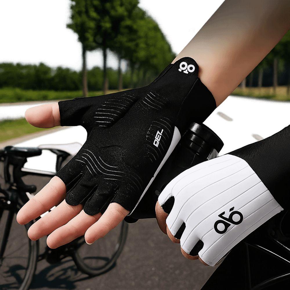 1 Pair Anti-Slip Cycling Gloves Breathable Half Finger Gloves Fitness Gloves  Weightlifting