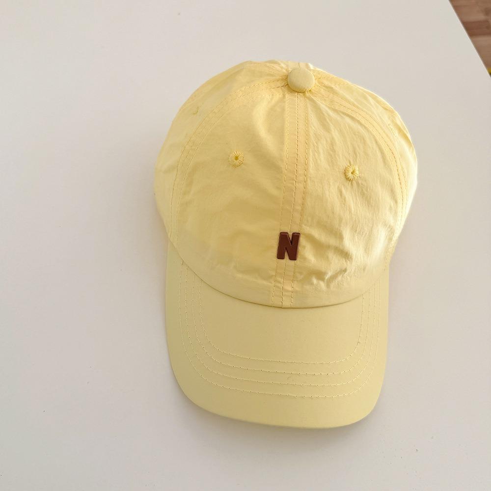 Letter N Children Baseball Cap Summer Sun Protection Cap Trendy Boys Girls Peaked Hat  Kids