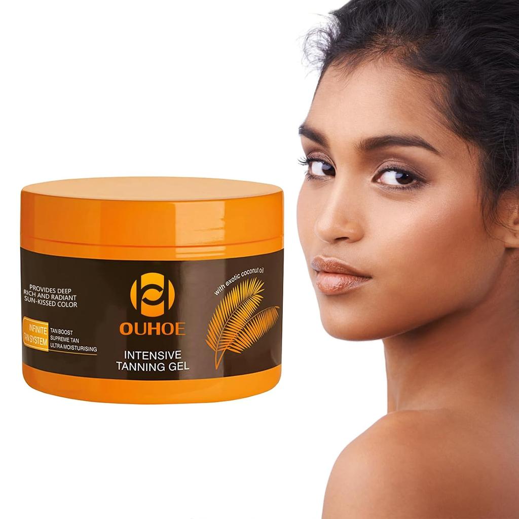 OUHOE Intensive Tanning Gel – Professional Tan Boost & Ultra-Moisturising Care