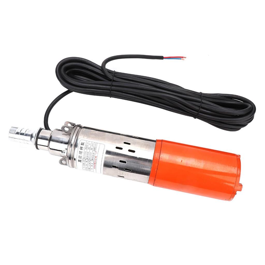 1"" 12V1.2m30m DC Screw Pump High Lift Stainless Cast Steel Submersible Water Pump