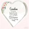2D Flat, Grandmother-themed Gift Acrylic Desktop Decoration, Home Decor Plaque Hanging Wall Art Decorative Garden Decoration for Room Door Signs Hangi