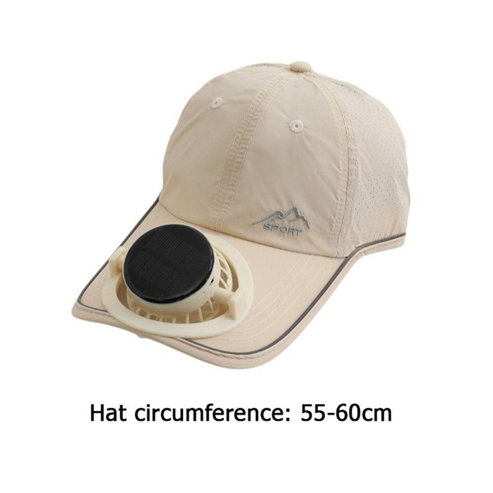 Duck Tongue USB Charging Fan Hat Sun Protection Fishing Hat Solar Charging Fan Hat  Adults Wear