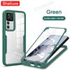 Mi12T 360 Full Body Front+Back Clear Case Shelluxe For Xiaomi Mi 12 12X 12T Pro For Xiomi Mi12 Lite Silicone Double Sided Cover