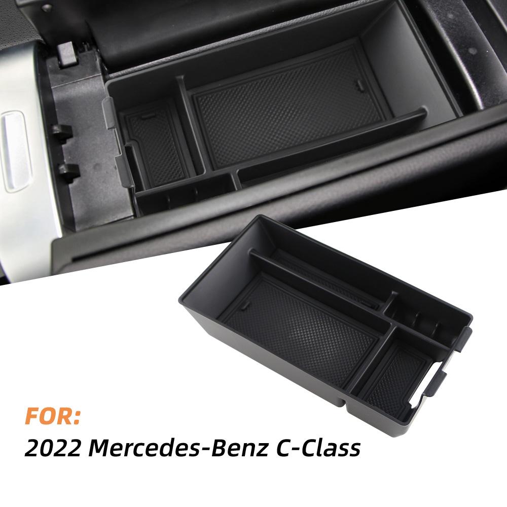

Car Central Armrest Storage Box Center for Mercedes Benz C Class W206 220d 2022 2023 2024 Console Organizer Containers чорний