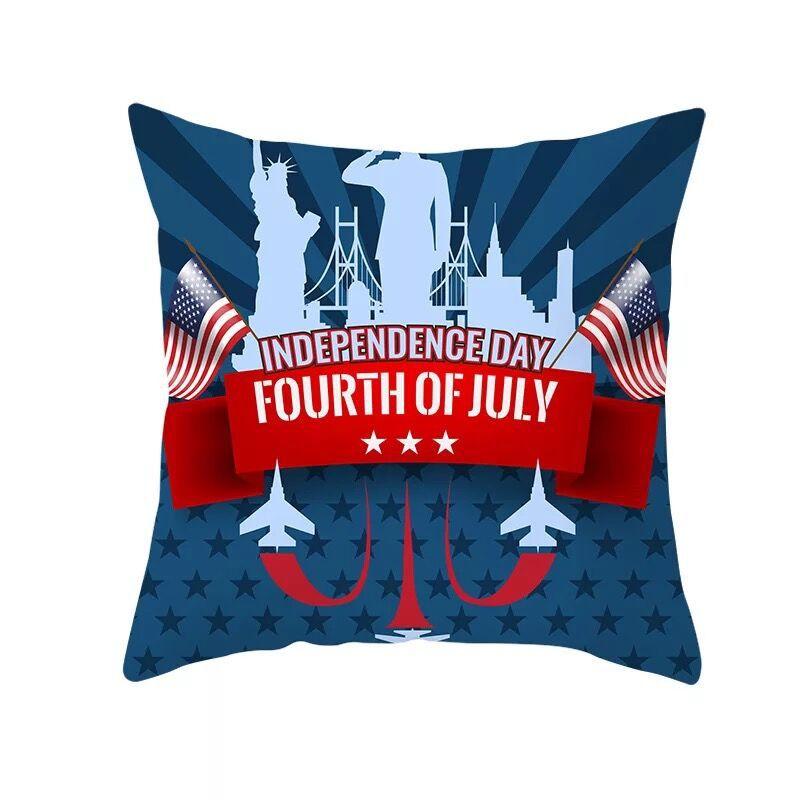 American Flag Independence Day Pillow Case Holiday Gift Home Decor Pillow Case