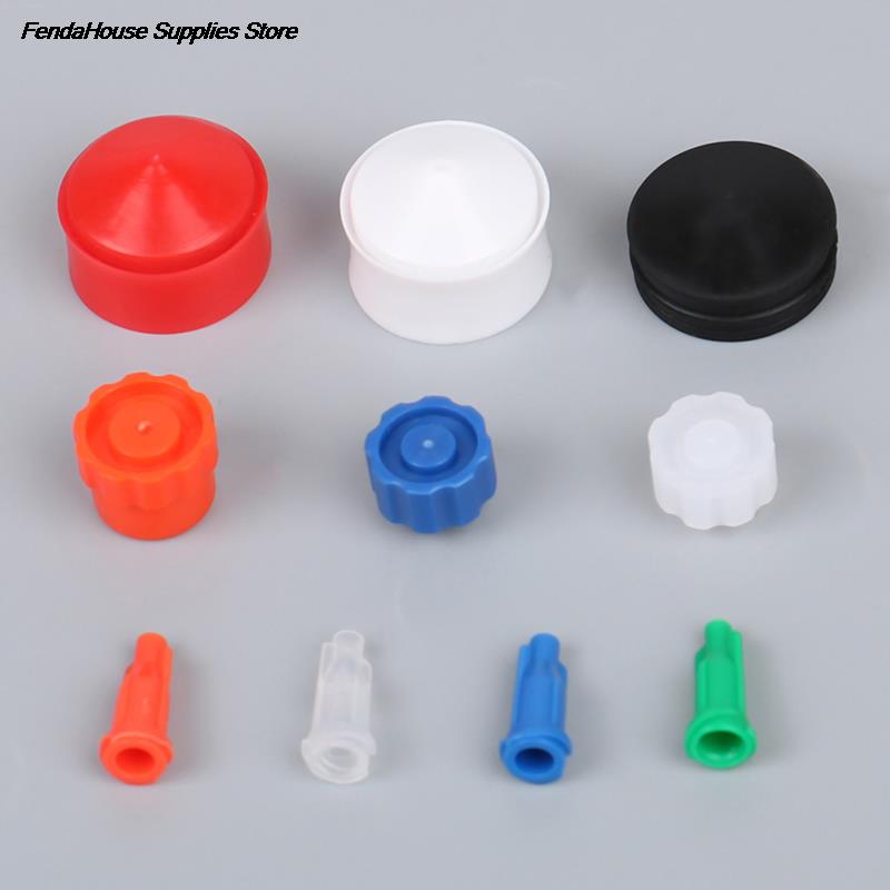 20/100 pezzi/set Tappo di arresto per siringa Tappo a vite Luer Lock per siringa Tappo dosatore per liquidi