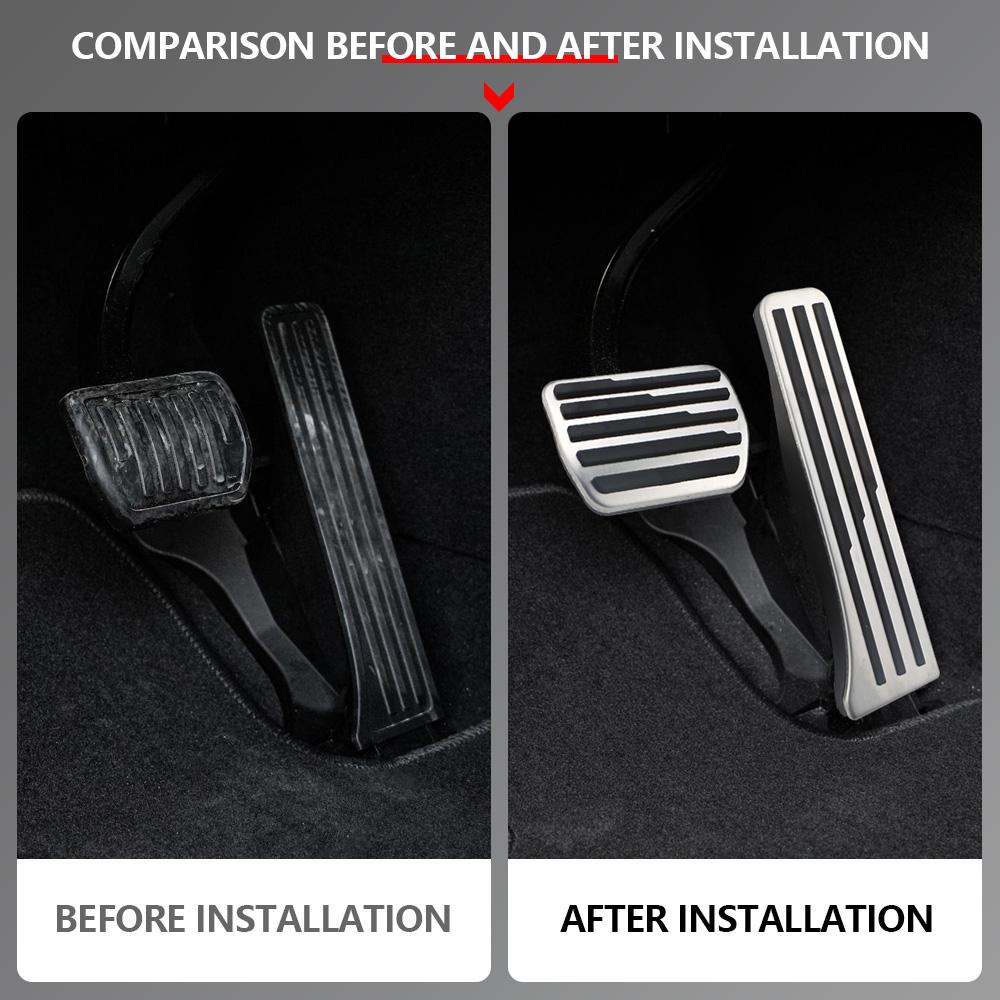 Car Pedal Cover for LEADING IDEAL L7 L8 L9 LIXIANG 2022 2023 2024 Gas Brake Pedals Non-Slip Stainless Steel Pad Accessories