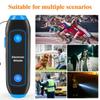 LED Light Handheld Electric Whistle 3 Volume Levels Emergency Whistle  For Coaches