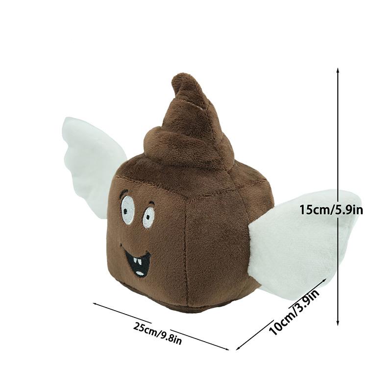New Roblox Lucky Block Plush Lucky Block Story Soft Toy Doll Plush Doll with Wings and Hat Children's Birthday Gift