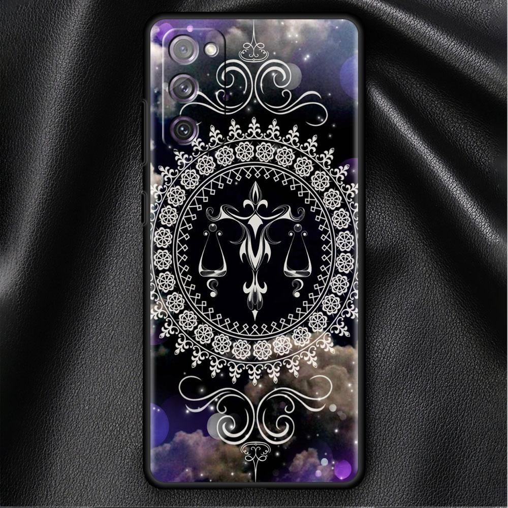 

Чехол для Samsung Galaxy S20 FE S22 Ultra S21 Plus, роскошный мягкий чехол для телефона S10 S9 S8 S10e S7 Funda Mandala 12 Constellations Shell Samsung S20 FE