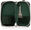 Key Case Buffalo Leather NH0813 Stitch 15301 [Kitamura] Men's Black/Green [Black]