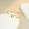 Zinc Zinc Alloy Demon Eye Bracelet Gothic Blue Eye Ring Trendy Adjustable Creative Bangle  Gift Giving