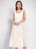 ACUD Sleeveless Dot Dress_Ivory