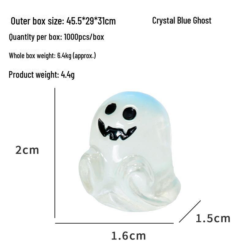 

Кришталеві прикраси з черепа без обличчя чоловічого обличчя - маленький подарунок на Хелловін з привидом, модні прикраси