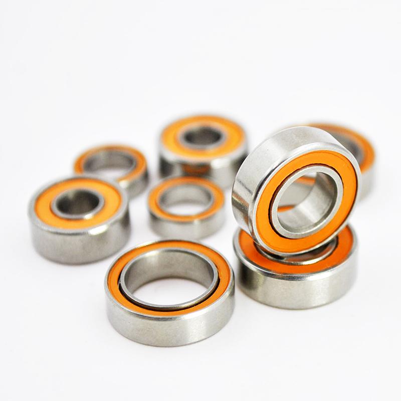 10pcs Hybrid Ceramic Bearing Stainless casting Spinning Fishing Reels 4x10x4mm 5x8x2.5 6x12x4 8x12x3.5 mm Mini Ball Bearings
