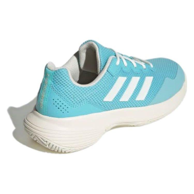 Adidas Shock Absorbing Durable Low Top Tennis Shoes Women Sneakers Blue White ID1493