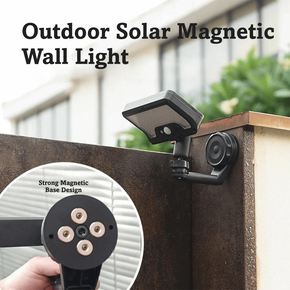 180 Degree Foldable Solar Wall Light Waterproof Design Adjustable Brightness Garden Street Lights 92 LEDs Auto On/Off