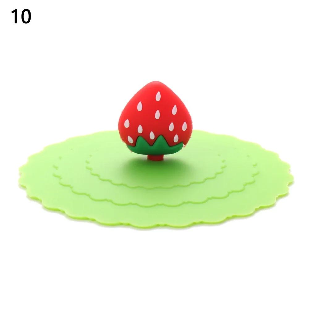 New Reusable Cap Leakproof Suction Cup Cover Silicone Cup Cover Dustproof