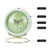 Silents Alarm Clock Loud Bell Alarm Clocks Classic Simple Small Table Clock with Night Light for Kids Bedside Bedroom