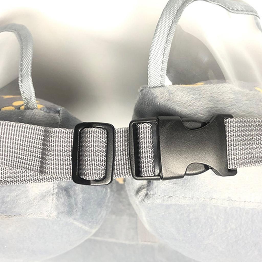 Inflatable Collar with Clear Baffle Soft Cone for Pet Perfect for After Surgery and Wound Healing Adjustable Lightweight