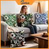 Art Modern Popcorn Graffiti Cushion Cover 4Pcs Decorative Covers Soft Cushion Case for Sofa Couch Decor 40x40 45x45 Pillowcases