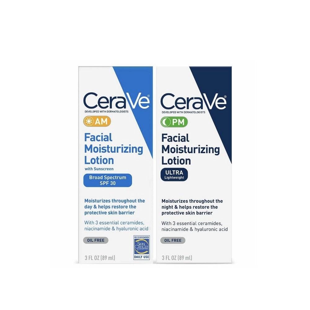 

[CeraVe] CeraVe AM/PM Увлажняющий лосьон для лица 89 мл, 1 шт.