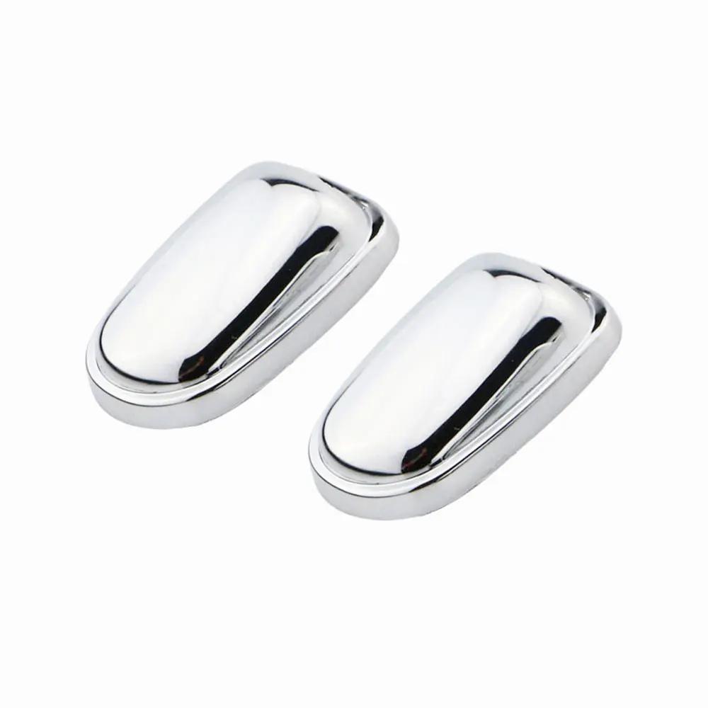 For Ford Fiesta MK7 2009 - 2016 Front Window Water Spray Nozzle Cover 2Pcs Washer Nozzle Cap Sticker Accessories