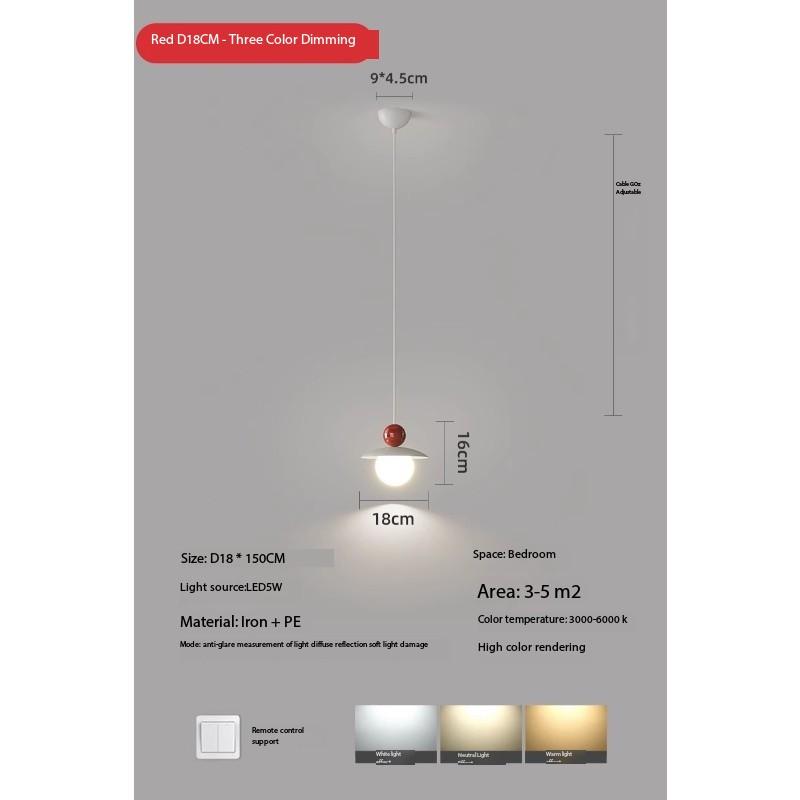 Candelabru cu LED nordic de lux kawaii suspendat noptieră dormitor acasă camera copiilor studiu lampă suspendată decorativă de lux