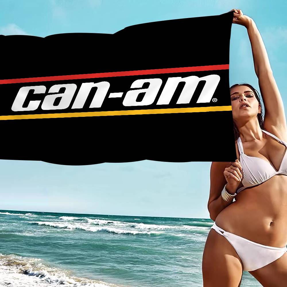 Can-Am Spyder Logo Microfiber Blanket Quick Drying Beach Towels Oversized Printing Super Absorbent Pool Towel Blanket