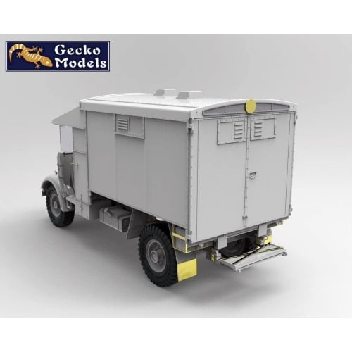 Gecko Model 1/35 Scale World War II British Army K2/Y Military Ambulance "Well Known Katy" Limited Special Edition Plastic Model Kit GEC35GM0070, Mold