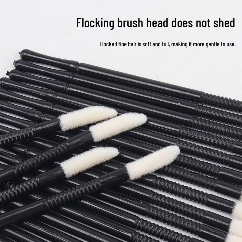 50-Pack Disposable Spiral Lip and Eyelash Brushes